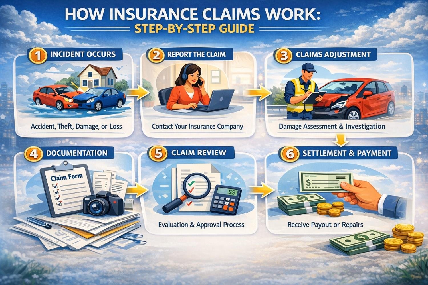 How Insurance Claims Work: Step-by-Step Guide (2026)