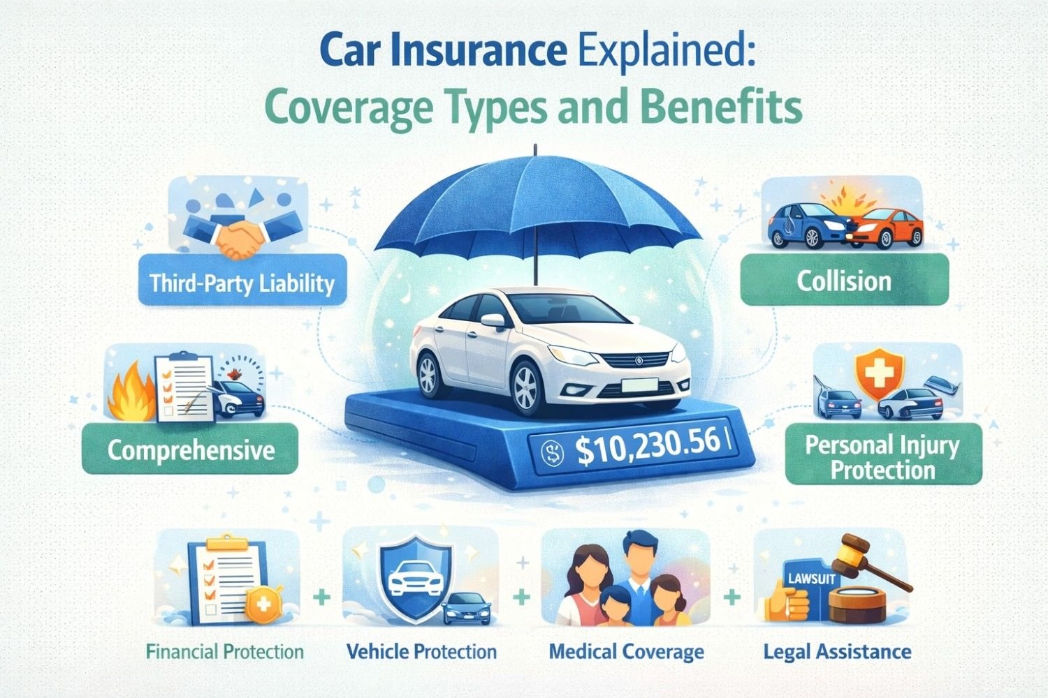 Car Insurance Explained: Coverage Types and Benefits (2026 Guide)